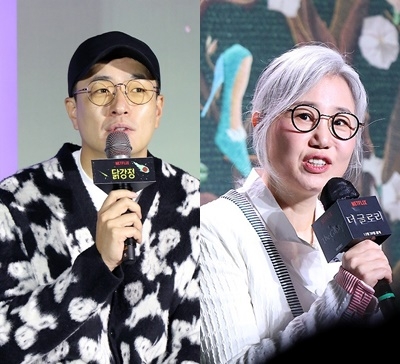 이병헌 감독, 김은숙 작가/사진=헤럴드POP DB