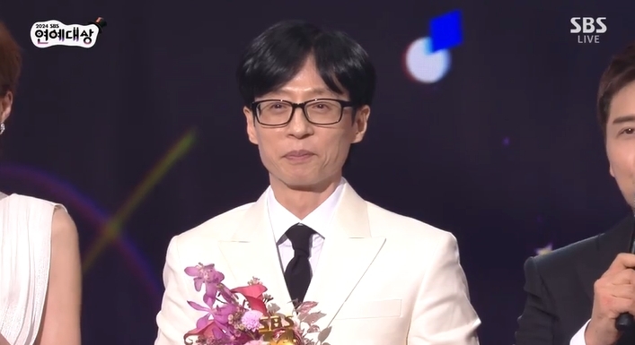 유재석/사진= 2024 SBS 연예대상 방송화면 캡처