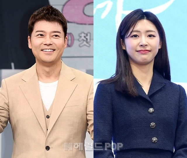 전현무, 홍주연/사진=민선유기자