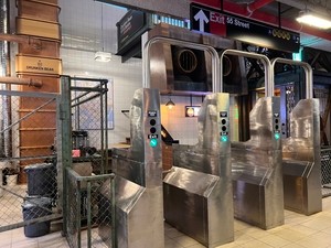 NYC subway-themed cafe, children's books and premium BBQ