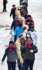 Carrying tradition on shoulders