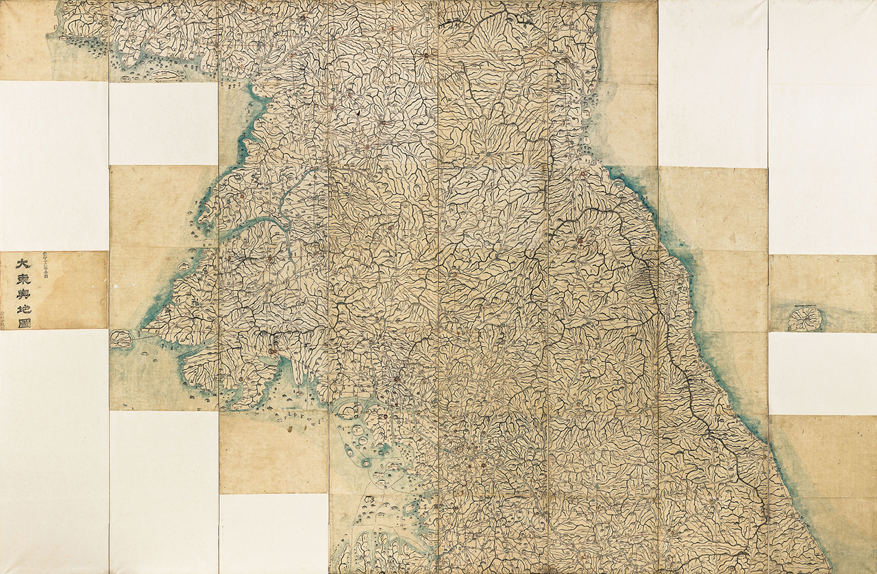 김정호, 대동여지도, 1861. [서울옥션]