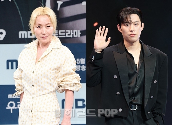 배우 이혜영, 김성철/사진=민선유 기자