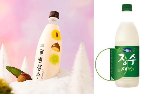 달밤장수(왼쪽), 서울 장수 생막걸리 [서울장수 제공]