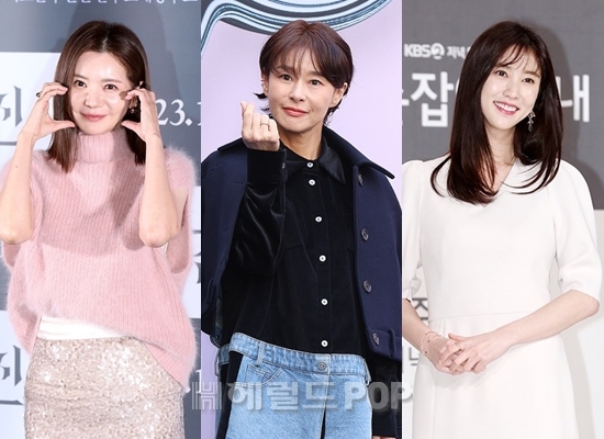 배우 장서희, 예지원, 이수경/사진=헤럴드POP DB