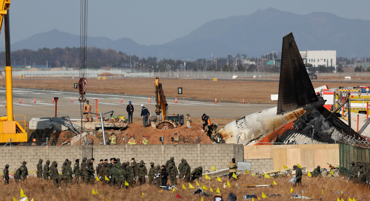전남 무안국제공항 제주항공 여객기 참사 현장[뉴시스]