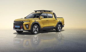 [Photo News] Korea's first-ever electric pickup truck