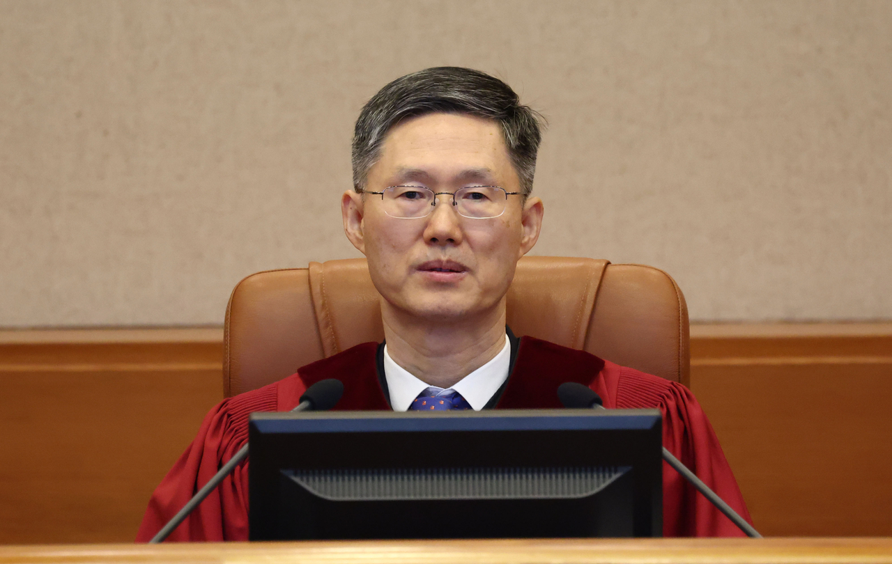 Constitutional Court of Korea acting Chief Justice Moon Hyung-bae (Yonhap)