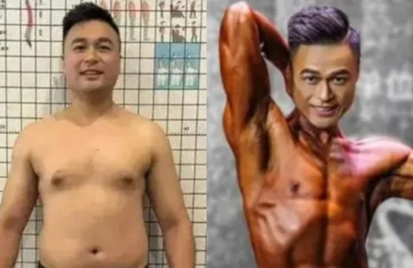 중국에서 체중이 100㎏ 가까이 나갔던 한 외과 의사가 42일 만에 25㎏ 감량하는 데 성공해 화제다. [웨이신]