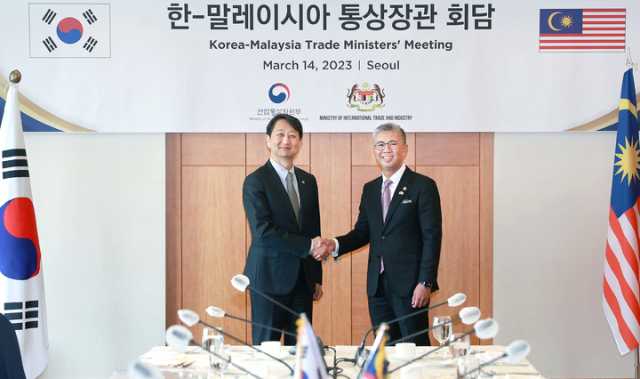 Korea-Malaysia Trade Ministers' Meeting in 2023 (Ministry of Trade, Industry and Energy)