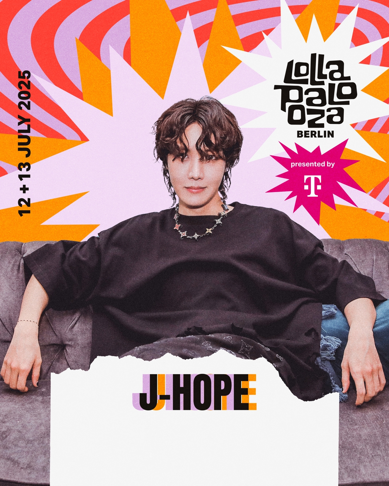 방탄소년단 제이홉/사진=2025 롤라팔루자 베를린 : 롤라팔루자 베를린