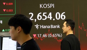 Seoul shares snap 7-day winning streak on profit-taking amid tariff woes
