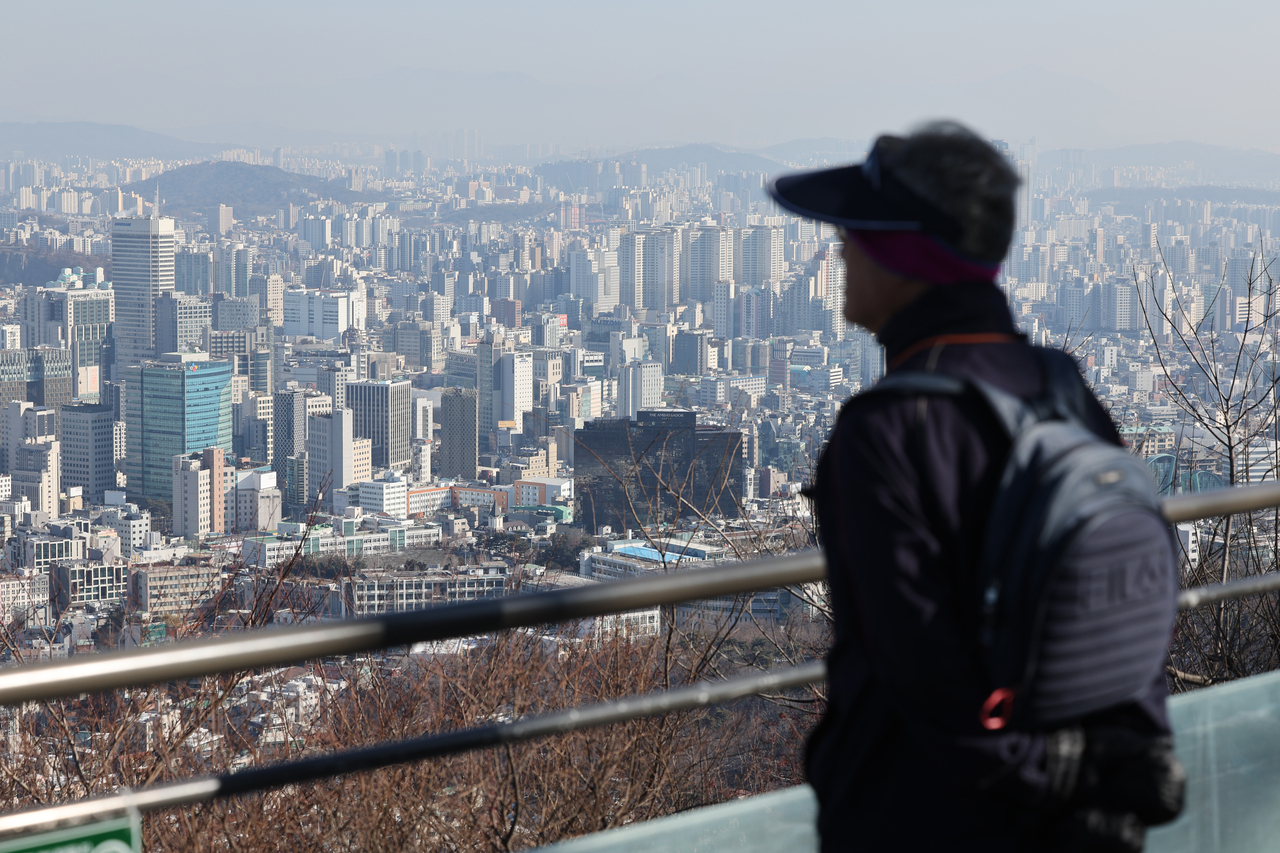 서울 시내의 아파트.