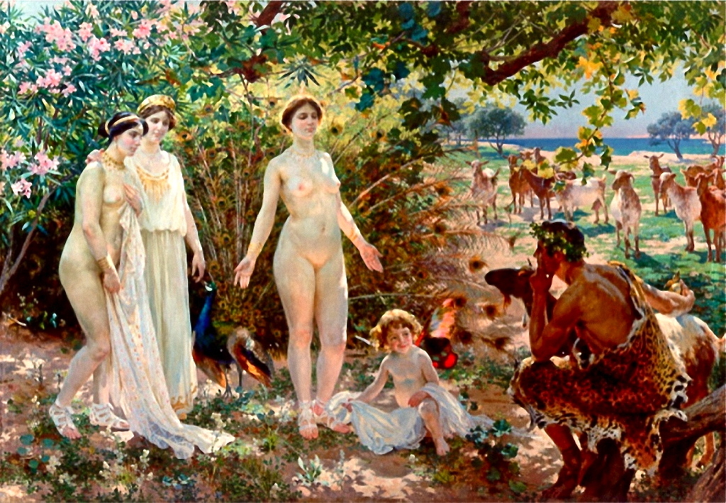 엔리카 시모네, 파슬롯사이트 소닉 메이저의 심판, 1904, 캔버스에 유채, 215x331cm, 말라가 박물관