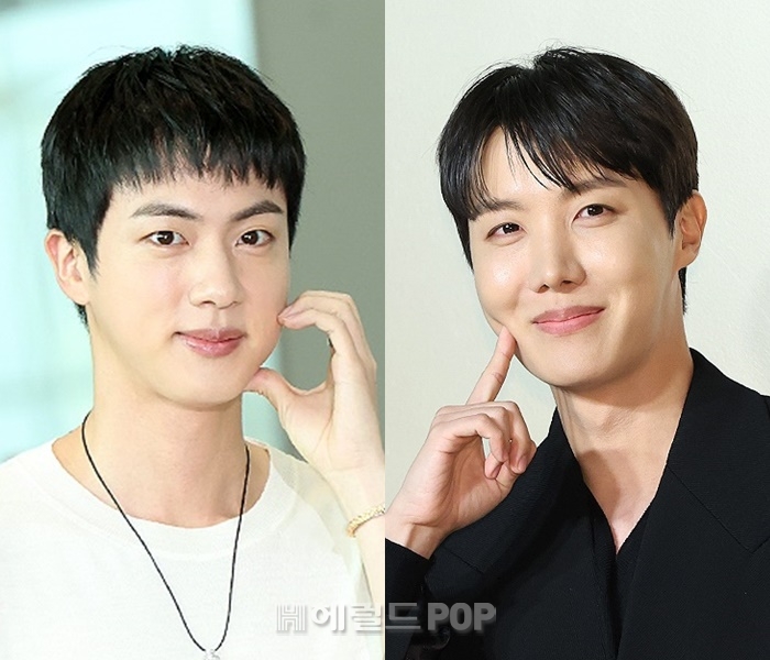 진, 제이홉/사진=민선유 기자