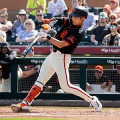 Giants outfielder Lee Jung-hoo belts 1st spring training home run
