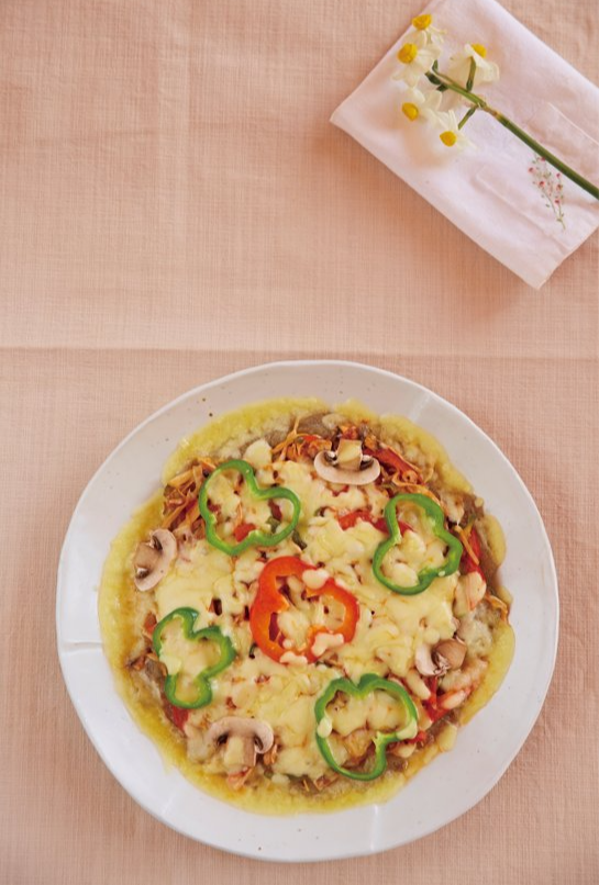 Monastic potato pizza (Cultural Corps of Korean Buddhism)