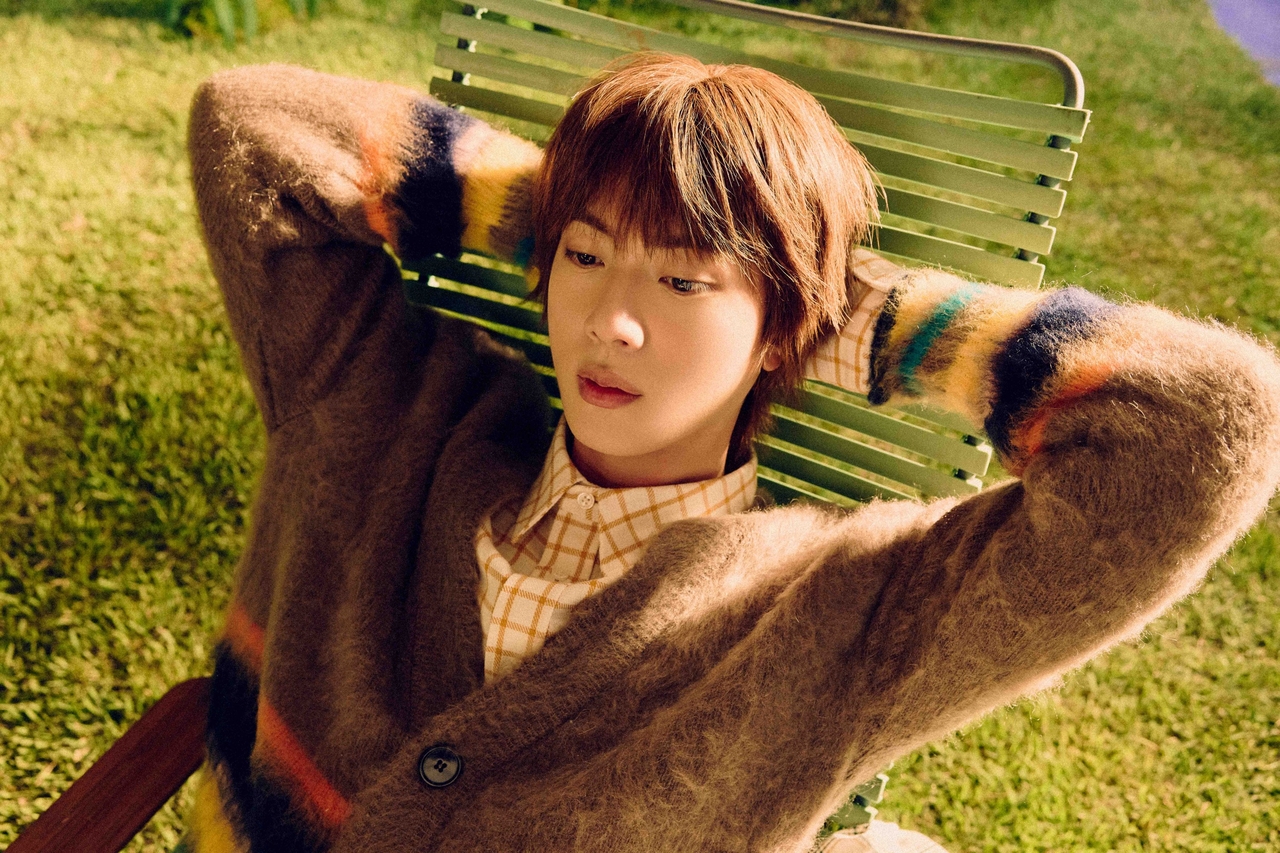 BTS' Jin is seen in this photo provided by Big Hit Music. (Yonhap)