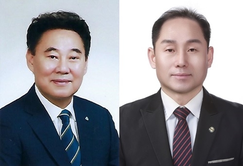 순천중부새마을금고 이사장에 출마한 강모 후보(왼쪽)와 김모 후보.