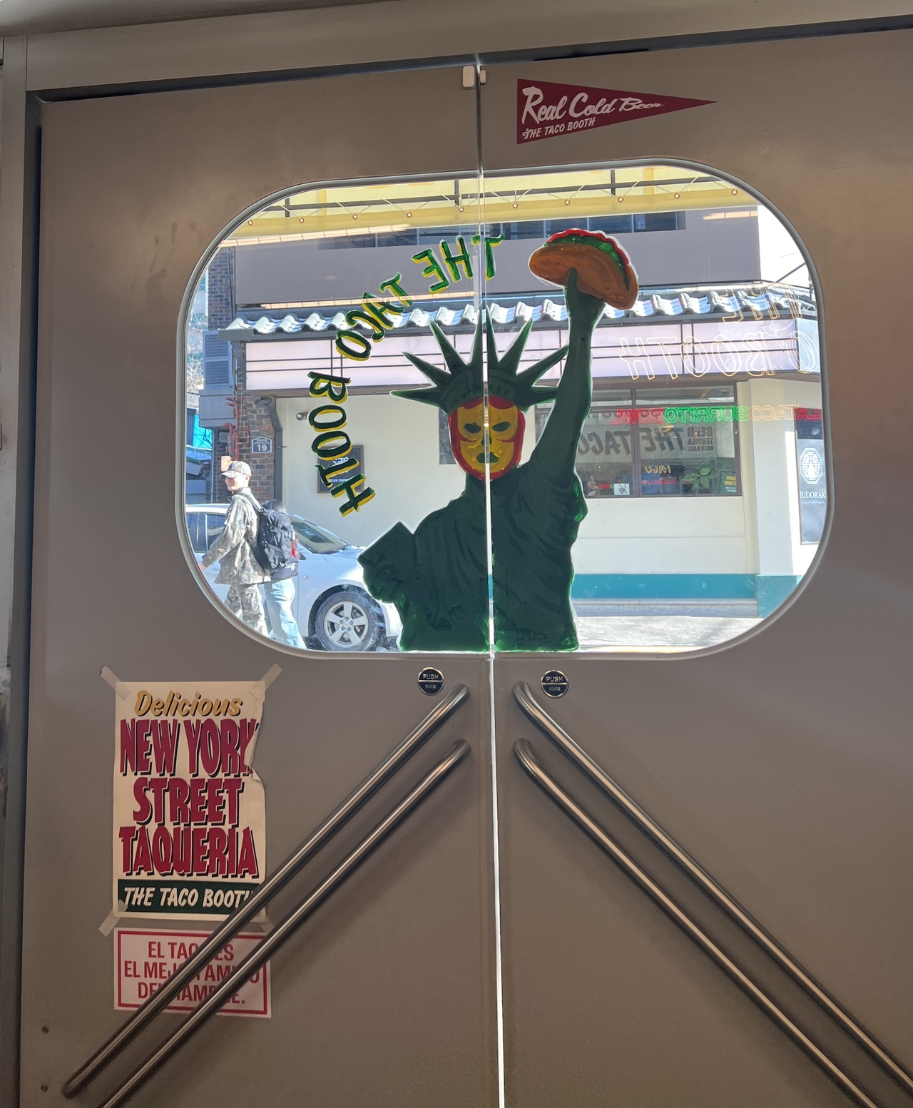 The Taco Booth in Yongsan-gu, Seoul (Kim Jae-heun/The Korea Herald)
