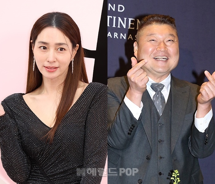 이민정, 강호동/사진=민선유 기자