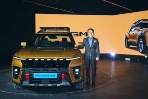 KG Mobility debuts Korea's first electric pickup Musso EV