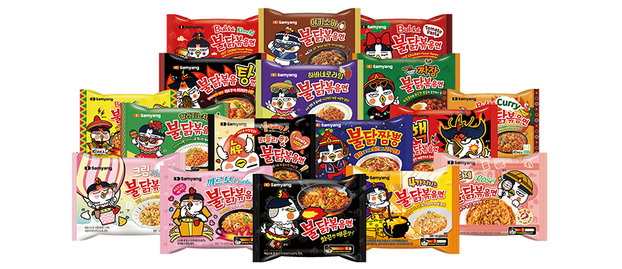 Buldak noodles (Samyang Foods)