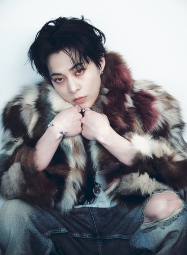 Xiumin of K-pop boy group EXO is seen in this photo. (INB100)