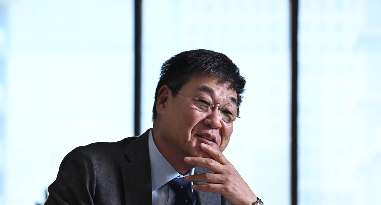 정문헌 종로구청장이 지난 7일 오후 서울 종로구청 내 집무실에서 헤럴드경제와 인터뷰를 하고 있다.  임세준 기자