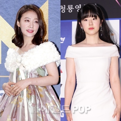 김히어라, 김혜수/사진=민선유 기자