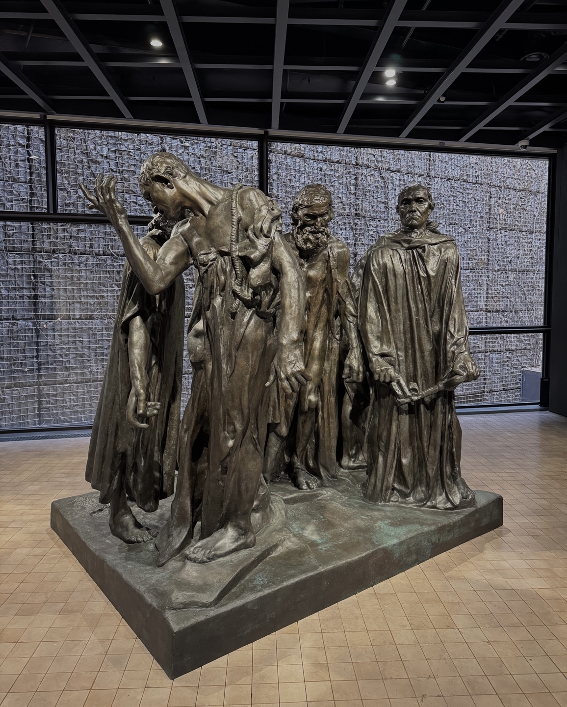 오귀스트 로댕의 ‘칼레의 시민’(1884-1895, 1996년 주조). 이정아 기자