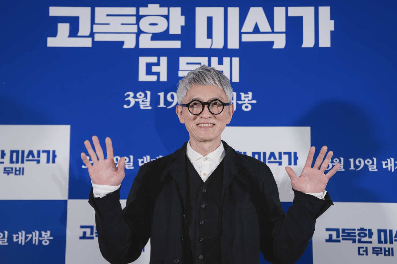 Yutaka Matsushige poses for a photo at Yongsan CGV in Seoul, Thursday (Media Castle)