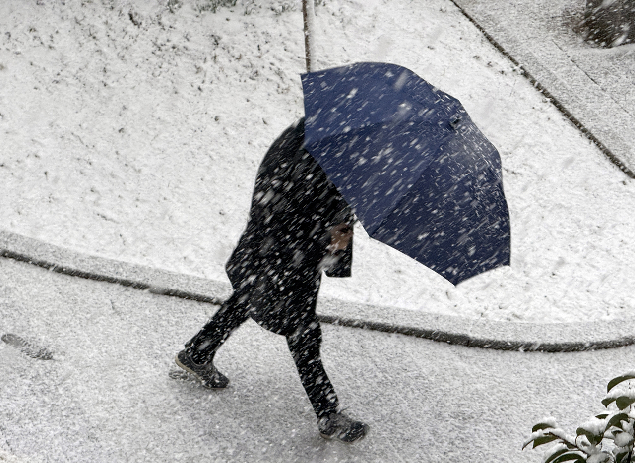 Unexpected heavy March snow blankets South Korea - The Korea Herald