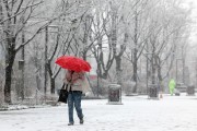 Unexpected heavy snow causes traffic disruptions