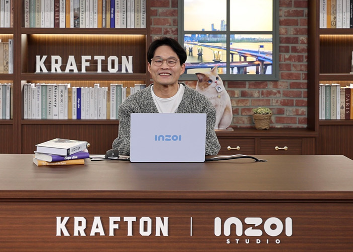 김형준 인조이스튜디오 대표가 크래프톤 신작 ‘인조이’를 소개하는 모습 [크래프톤 제공]