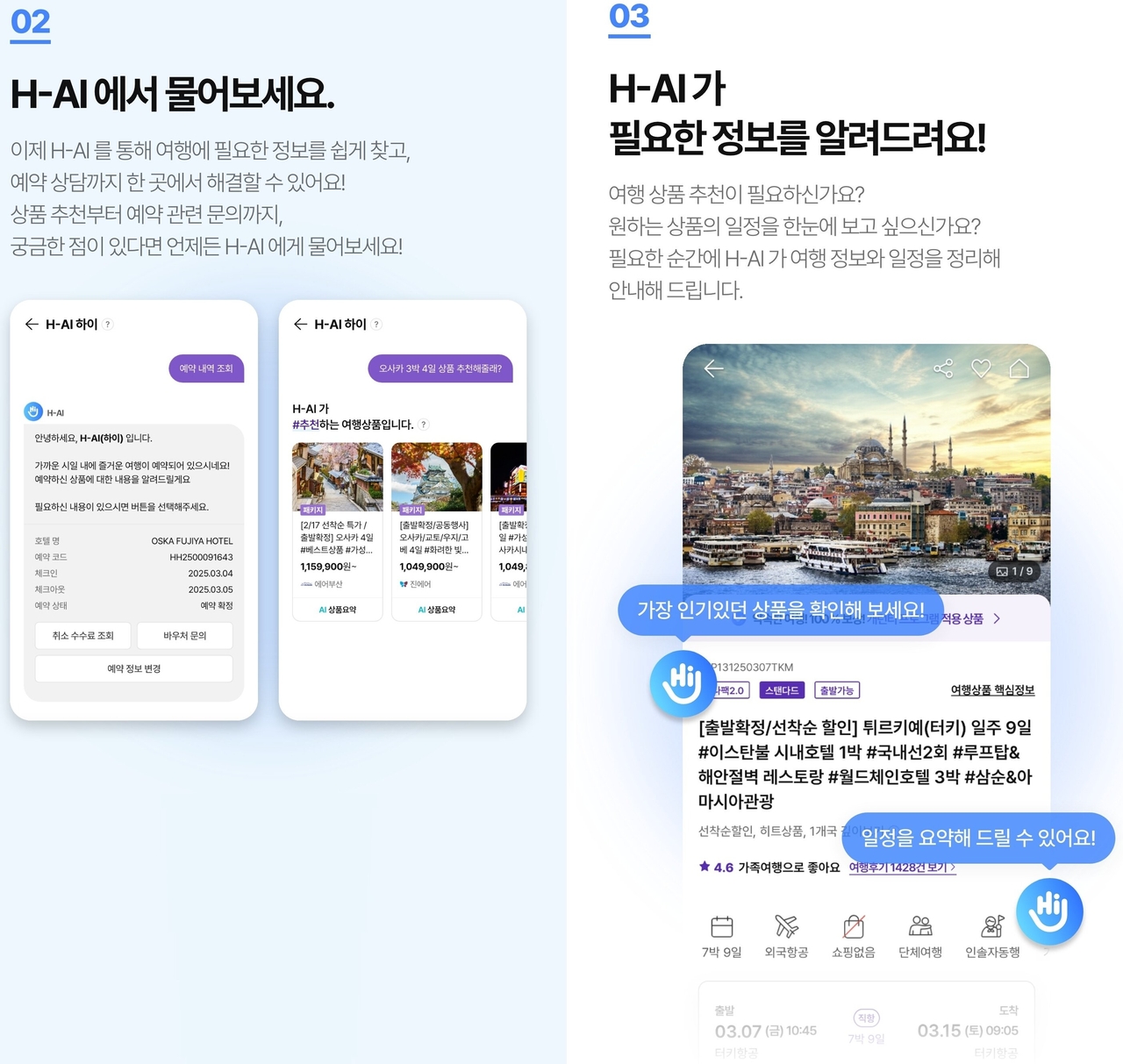하나투어, AI 에이전트 ‘하이(H-AI)’ 플랫폼 구조