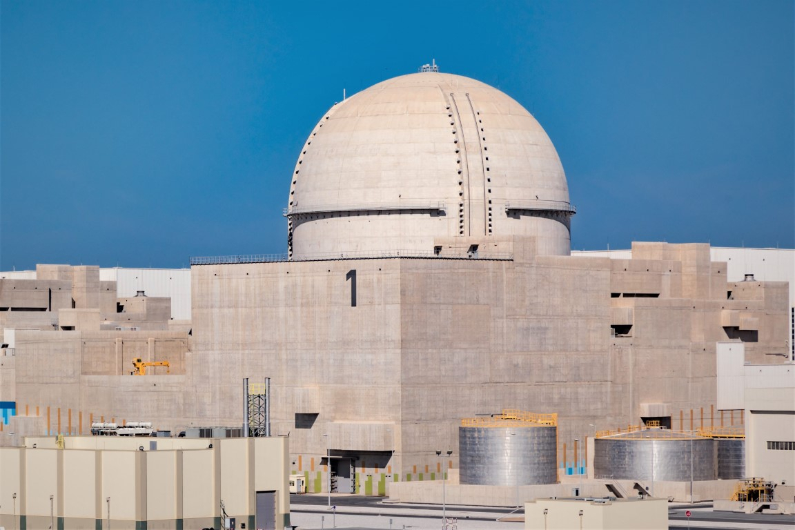 The Barakah-1 nuclear reactor in the United Arab Emirates . ( Korea Electric Power Corp.)