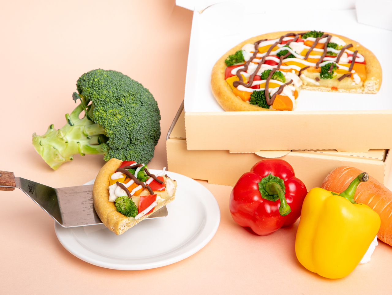 마을기업 애니콩이 생산하고 있는 반려견 펫피자.[경북도 제공]