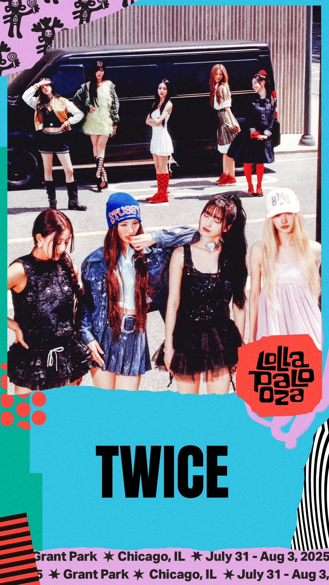 트와이스/사진출처: Lollapalooza