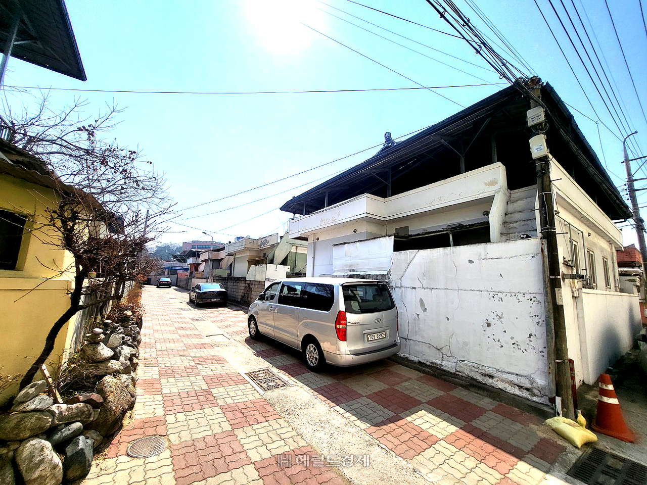영주 홈플러스 인근  ‘뉴 빌리지’ 사업 대상 지역(김성권 기자)