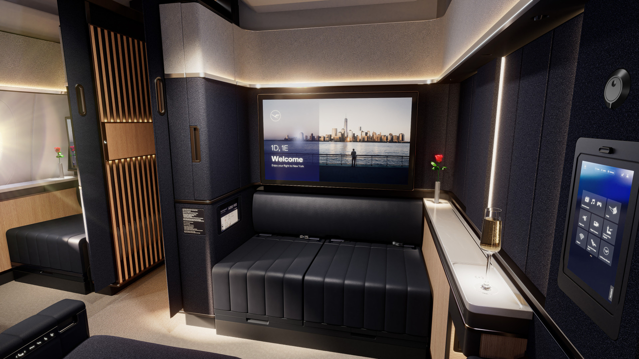 Lufthansa's new Allegris First Class Suite Plus (Lufthasa Airlines)