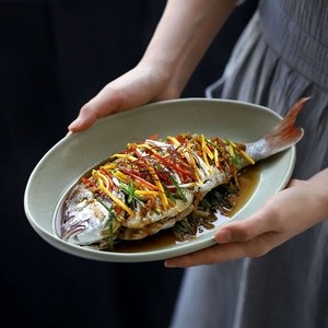 Steamed sea bream