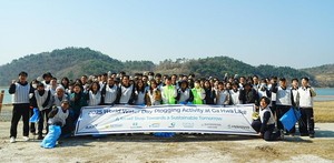 BAT사천공장, ‘세계 물의 날’ 가화천서 플로깅 행사