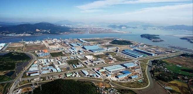 율촌산단 전경. [헤럴드DB]