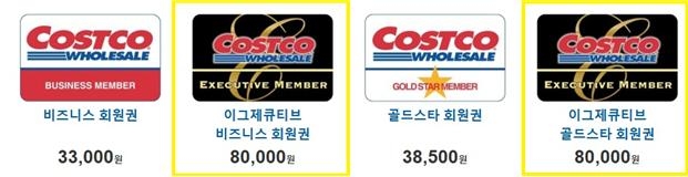 코스트코 회원권 종류 [공정거래위원회 제공]