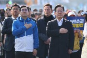 野 천막당사-與 릴레이 시위…李2심·尹탄핵선고 앞 총력전 [이런정치]
