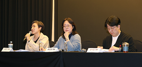 서혜진 대표, 황인영 대표, 용석인 PD/사진=민선유기자