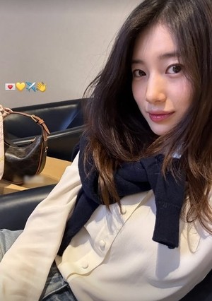 수지, 공항패션 온오프..뭔들 잘 어울리는 미모 원톱 여신
