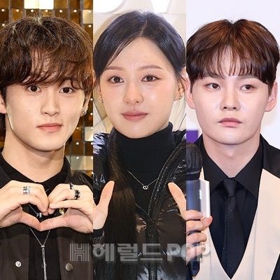 NCT 마크, 김지원, 박서진/사진=민선유 기자