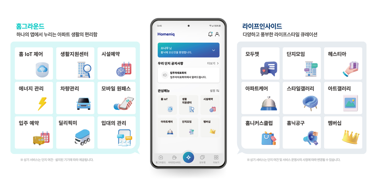 삼성물산 건설부문의 홈플랫폼 ‘홈닉’ [삼성물산 건설부문 제공]